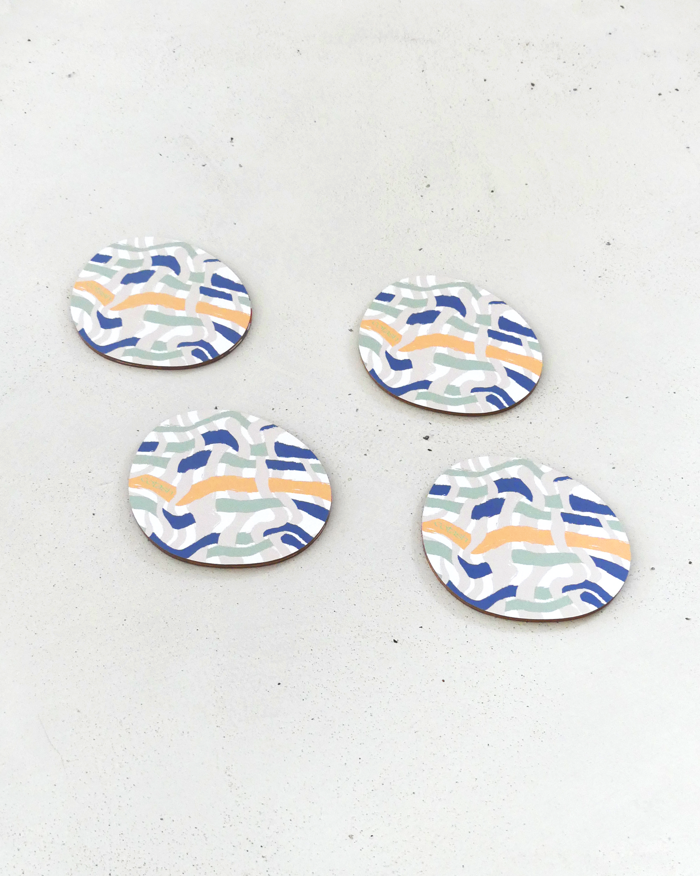 Posavasos Santorini